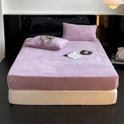 91家纺网 家纺一手货源 找家纺 （总）三味舒屋 2025新款230克牛奶绒单品床笠系列