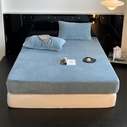 91家纺网 家纺一手货源 找家纺 （总）三味舒屋 2025新款230克牛奶绒单品床笠系列