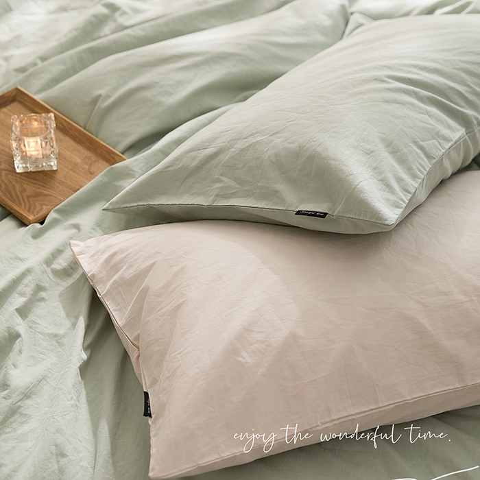 91家纺网 家纺一手货源 找家纺 新款秋冬40S水洗棉四件套-晚风（英文版） 晚风-玄青