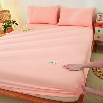 91家纺网 家纺一手货源 找家纺 2023新款纯棉磨毛单品床笠床罩席梦思床垫保护罩防尘床套