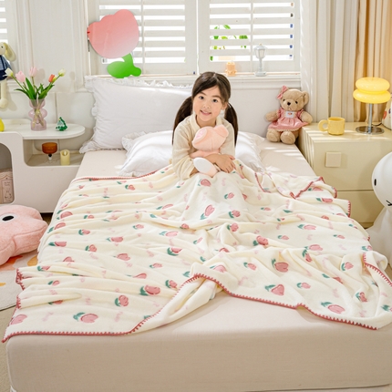 91家纺网 家纺一手货源 找家纺 （总）宝贝优选 2023儿童云朵绒双面毯儿童毛毯盖毯毯子儿童毛毯