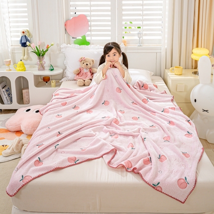 91家纺网 家纺一手货源 找家纺 （总）宝贝优选 2023儿童云朵绒双面毯儿童毛毯盖毯毯子儿童毛毯