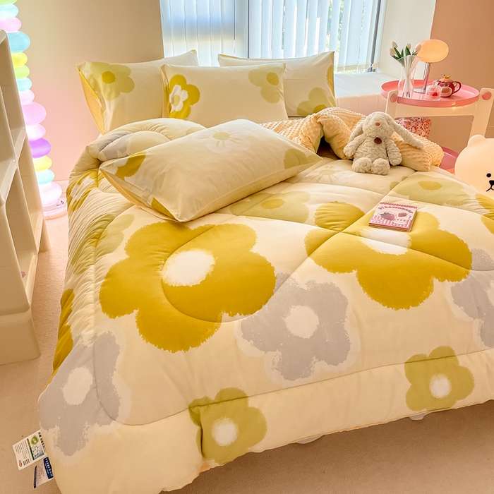 91家纺网 家纺一手货源 找家纺 简宜家居  2023新款全棉安抚豆豆绒被冬被春秋被 梦享