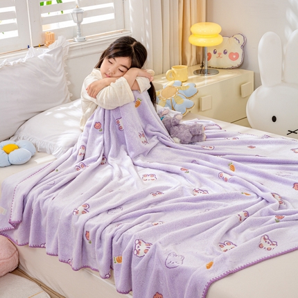 91家纺网 家纺一手货源 找家纺 （总）宝贝优选 2023儿童云朵绒双面毯儿童毛毯盖毯毯子儿童毛毯