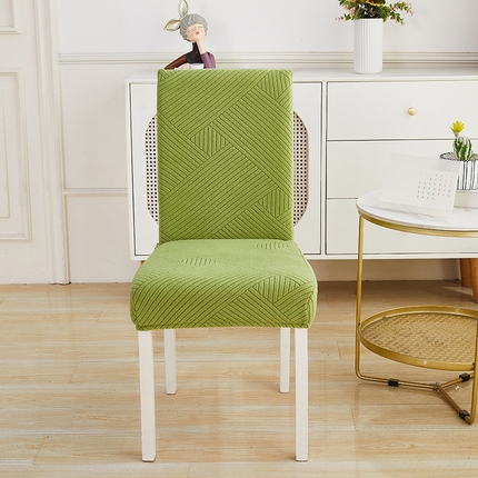 91家纺网 家纺一手货源 找家纺 天下布艺 2023新款纯色椅套系列-初见 草绿色