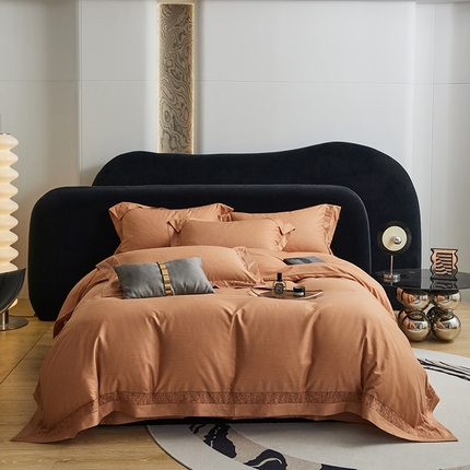 91家纺网 家纺一手货源 找家纺 （总）淼铭家纺 2025新款色纺天丝棉磨毛镂空四件套-伯爵