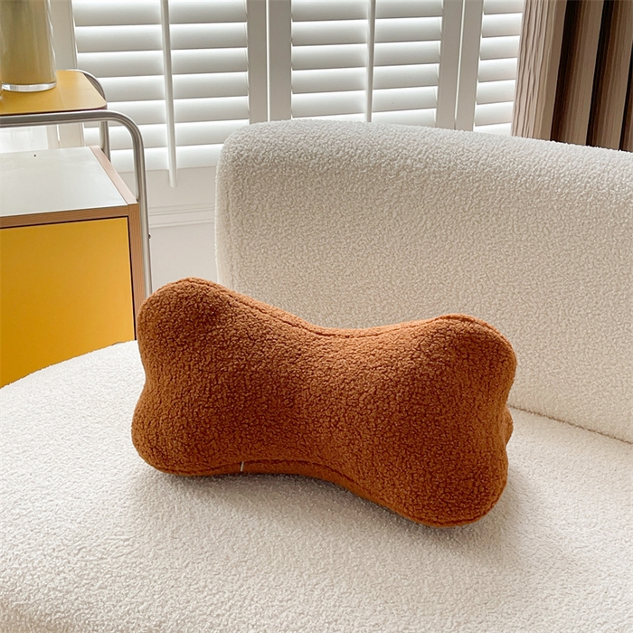 91家纺网 家纺一手货源 找家纺 918拾朵家居 2023新款兔歪歪玩偶+三角靠枕 腰靠(咖）