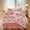 91家纺网 家纺一手货源 找家纺 金盛皇朝家纺 2023高克重牛奶绒韩版花边床裙款四件套 草莓朵朵