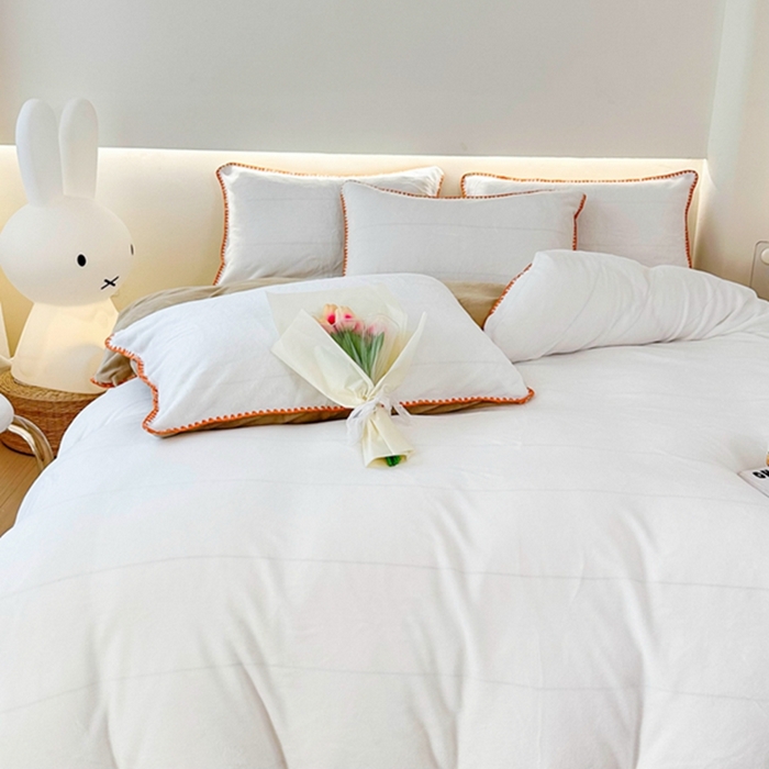 91家纺网 家纺一手货源 找家纺 （总）迷仙巢家纺 2023新款贝壳绒四件套