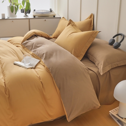 91家纺网 家纺一手货源 找家纺 （总）云栖 2024A类纯色纯棉磨毛单被套