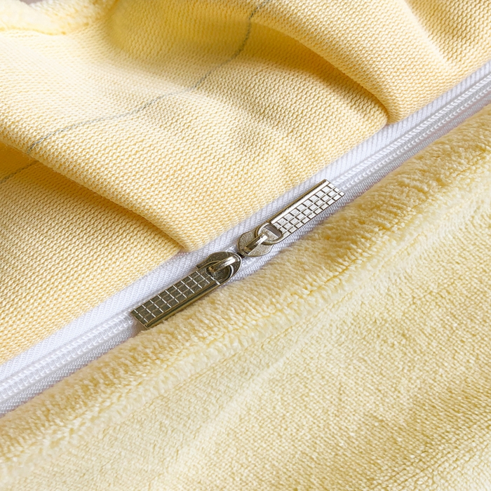 91家纺网 家纺一手货源 找家纺 7V 2024新款韩版花边牛奶绒刺绣四件套8斤多加厚牛奶绒面料法兰绒宝宝绒 偏爱-暖白+嫩黄