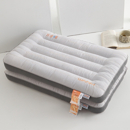 91家纺网 家纺一手货源 找家纺 （总）仁宇枕业 2023年新款枕芯 优倍暖羽丝绒低枕头枕芯48*74