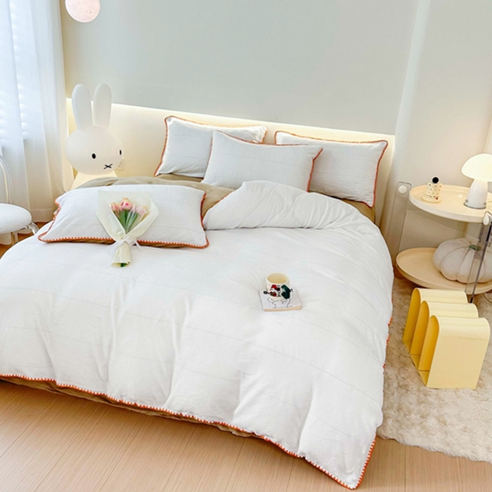 91家纺网 家纺一手货源 找家纺 （总）迷仙巢家纺 2023新款贝壳绒四件套