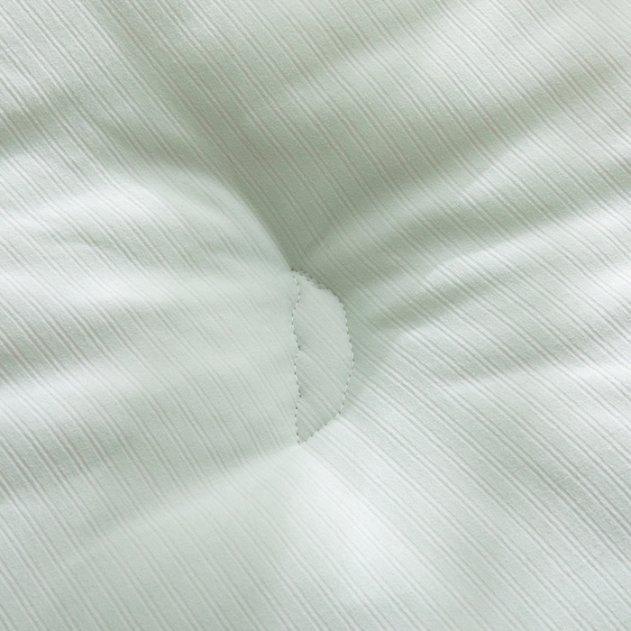 91家纺网 家纺一手货源 找家纺 被靠被 2023新款原棉贡缎提花李官奇填充大豆被子春秋被芯冬被子母被 绿色