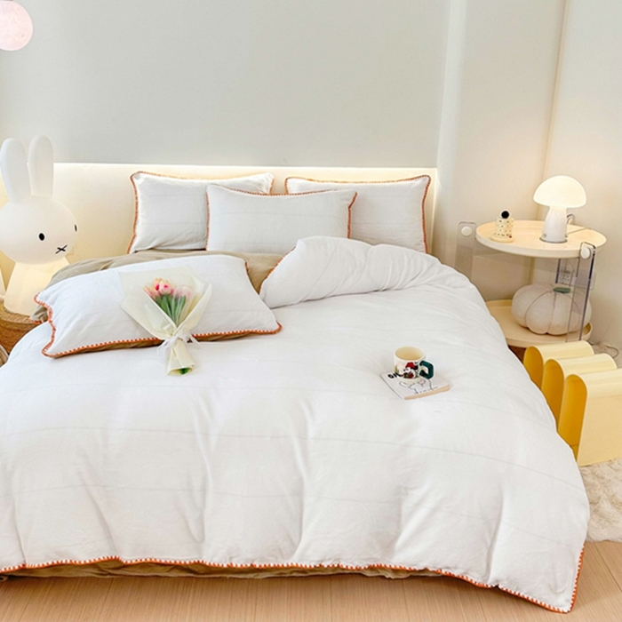 91家纺网 家纺一手货源 找家纺 （总）迷仙巢家纺 2023新款贝壳绒四件套