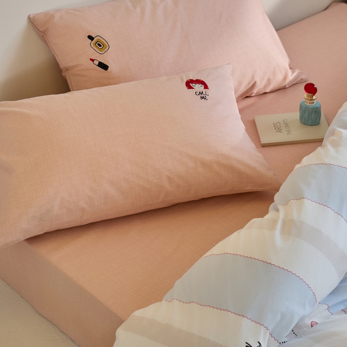 91家纺网 家纺一手货源 找家纺 怡家居 2023都市野兽刺绣系列四件套 蓝图