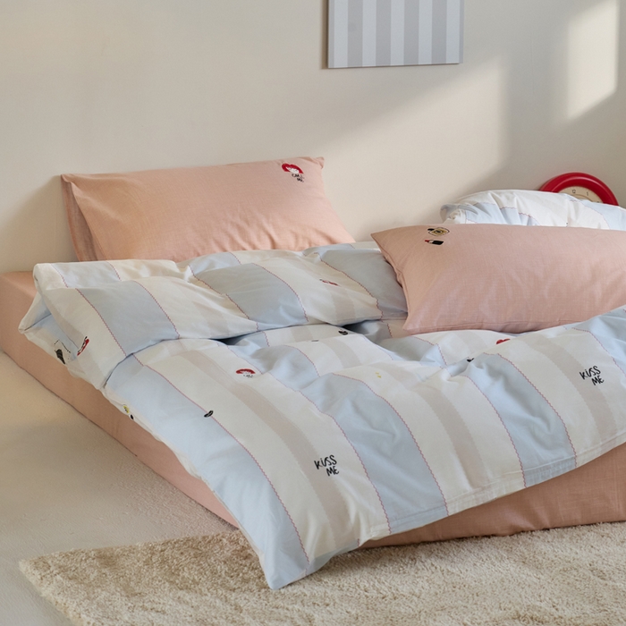 91家纺网 家纺一手货源 找家纺 怡家居 2023都市野兽刺绣系列四件套 蓝图