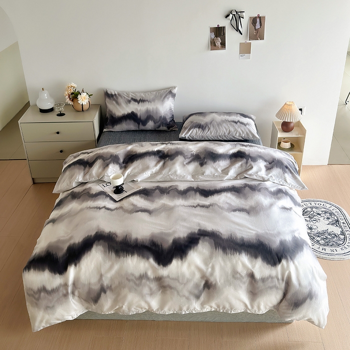 91家纺网 家纺一手货源 找家纺 怡家居 2023全棉印花四件套 爵士