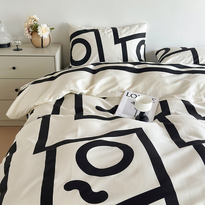 91家纺网 家纺一手货源 找家纺 怡家居 2023全棉印花四件套 秘境