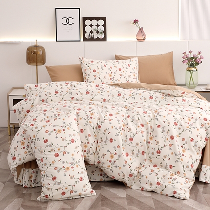 爱思佳 2023新款全棉超柔陶瓷磨毛系列四件套 逸枫