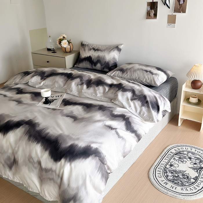 91家纺网 家纺一手货源 找家纺 怡家居 2023全棉印花四件套 爵士