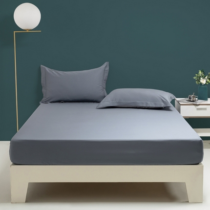 91家纺网 家纺一手货源 找家纺 （总）云栖家居 2023A类长绒棉纯色单床笠