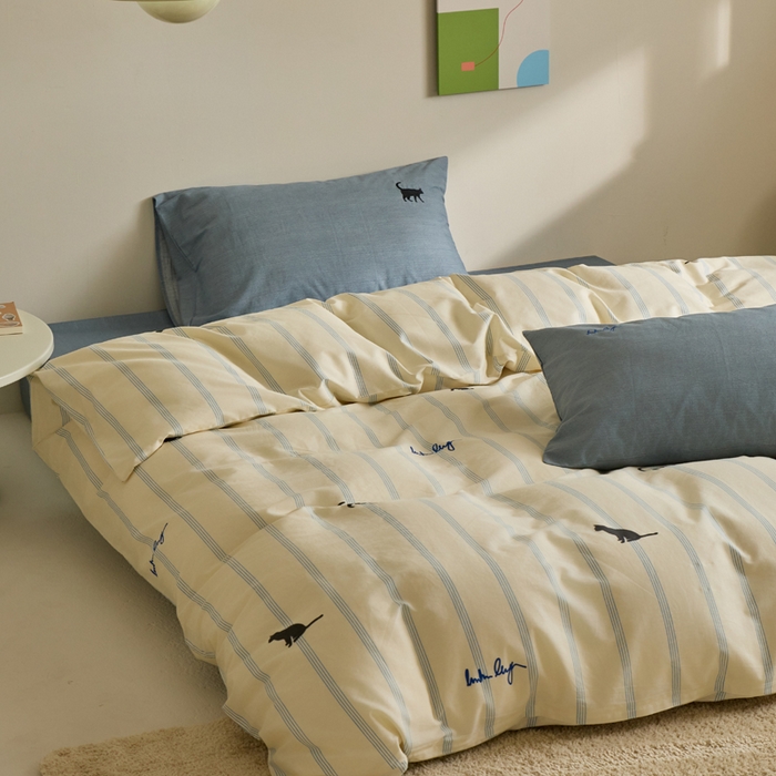 91家纺网 家纺一手货源 找家纺 （总）怡家居 2023都市野兽刺绣系列四件套