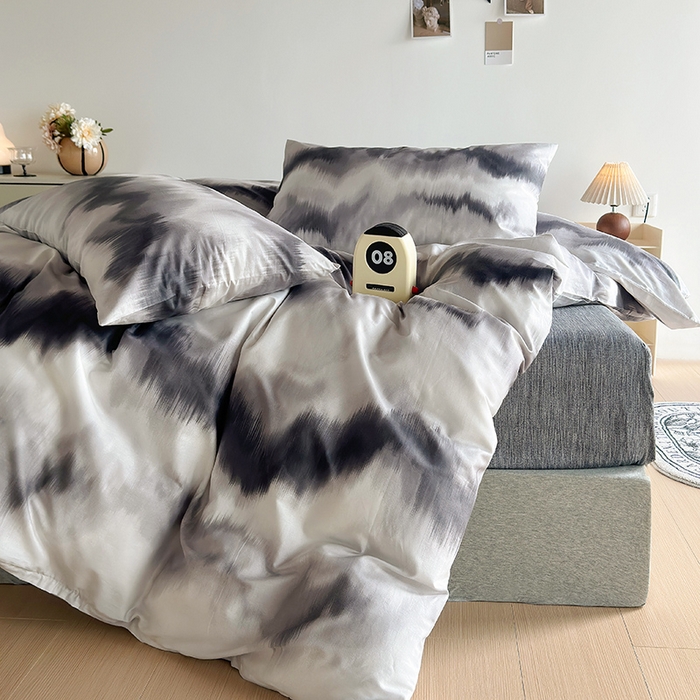 91家纺网 家纺一手货源 找家纺 怡家居 2023全棉印花四件套 爵士