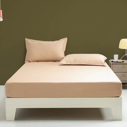 91家纺网 家纺一手货源 找家纺 （总）云栖家居 2023A类长绒棉纯色单床笠