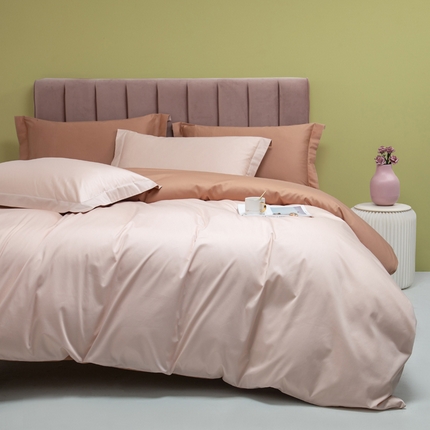 91家纺网 家纺一手货源 找家纺 （总）云栖 2023A类长绒棉纯色四件套