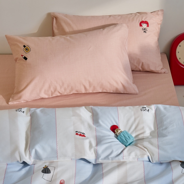 91家纺网 家纺一手货源 找家纺 怡家居 2023都市野兽刺绣系列四件套 蓝图