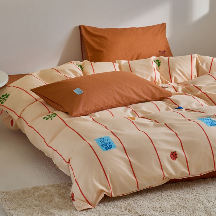 91家纺网 家纺一手货源 找家纺 怡家居 2023都市野兽刺绣系列四件套 留恋