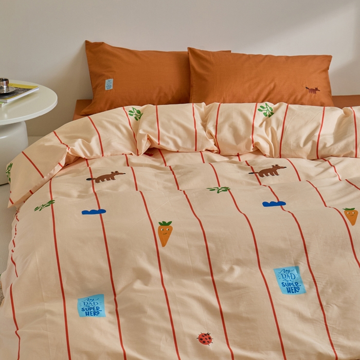 91家纺网 家纺一手货源 找家纺 怡家居 2023都市野兽刺绣系列四件套 留恋