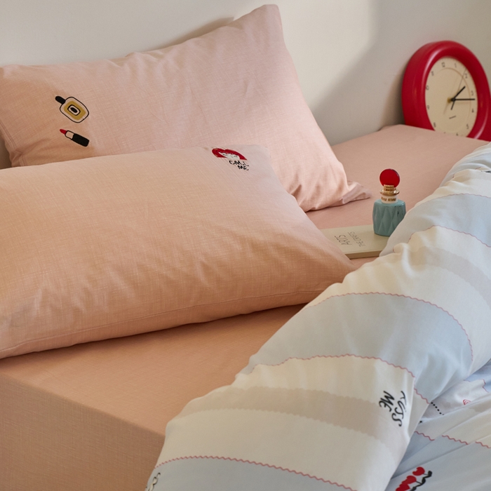 91家纺网 家纺一手货源 找家纺 怡家居 2023都市野兽刺绣系列四件套 蓝图