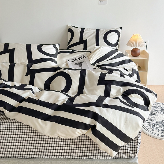 91家纺网 家纺一手货源 找家纺 怡家居 2023全棉印花四件套 秘境