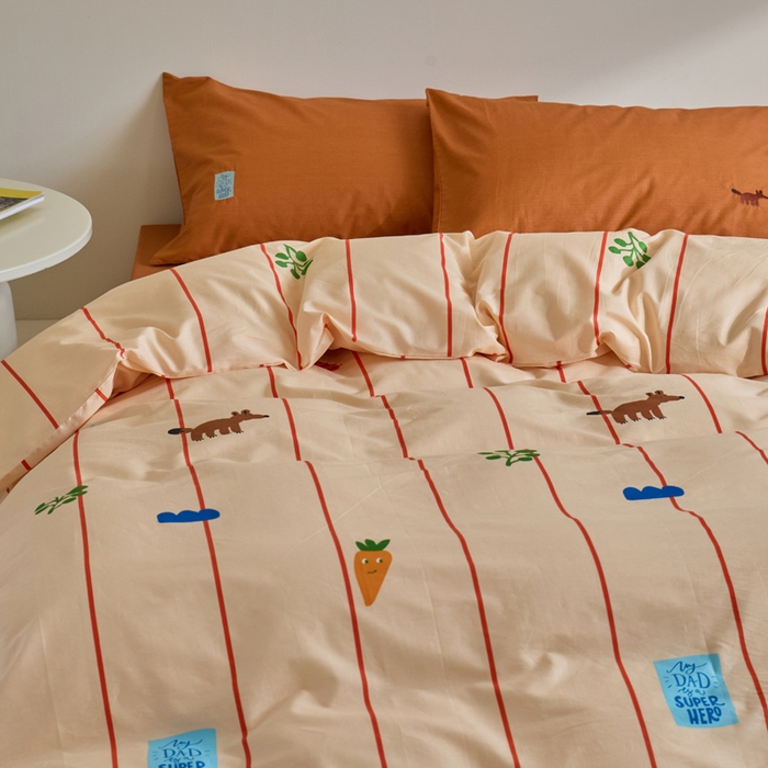 91家纺网 家纺一手货源 找家纺 怡家居 2023都市野兽刺绣系列四件套 留恋