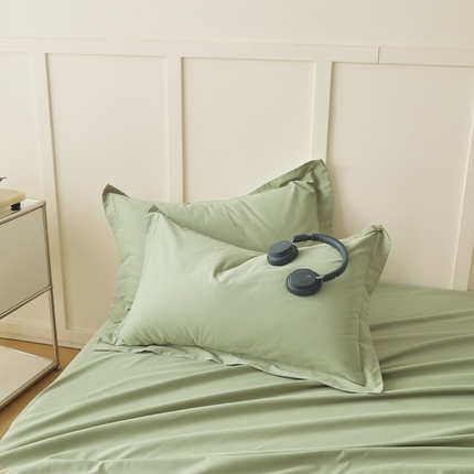 91家纺网 家纺一手货源 找家纺 （总）云栖 2024A类纯色纯棉磨毛单枕套