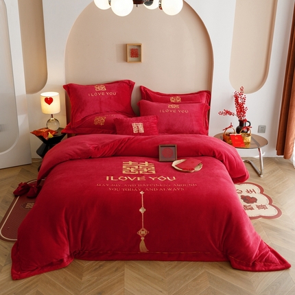 铭动家纺 2023新款婚庆四件套 倾心