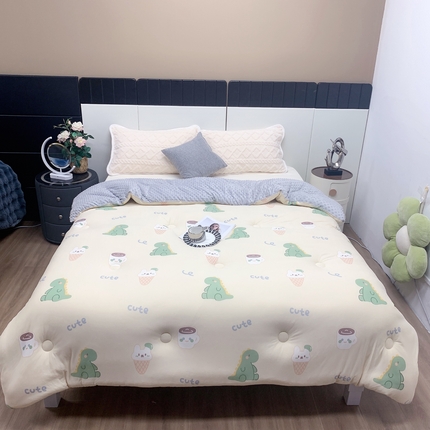 91家纺网 家纺一手货源 找家纺 （总）预言家纺 2024新款A类针织豆豆被