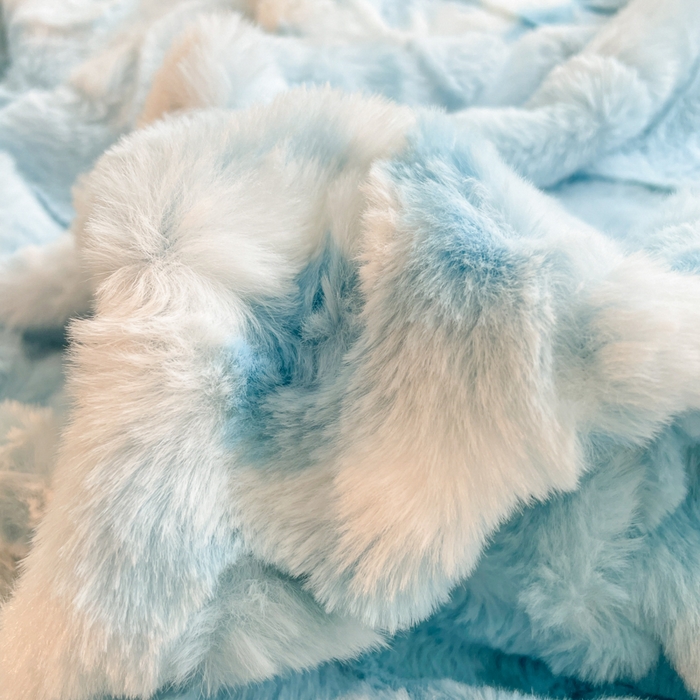 91家纺网 家纺一手货源 找家纺 安哆啦家纺 2024新款加厚9斤印花獭兔毛绒兔兔绒剪花刷花牛奶绒四件套 小熊头