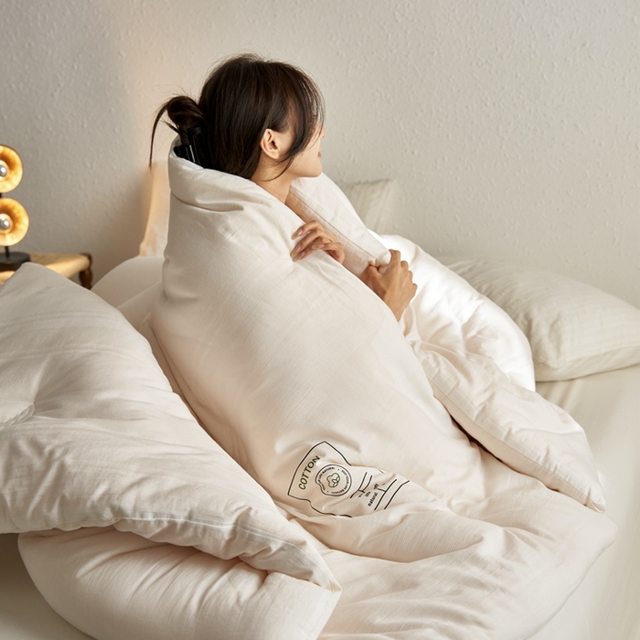 91家纺网 家纺一手货源 找家纺 （总）安莱生活 2023年新款A类原棉大豆被冬被-风格2