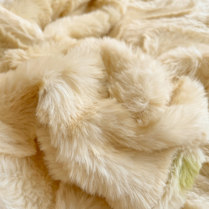 91家纺网 家纺一手货源 找家纺 安哆啦家纺 2024新款加厚9斤印花獭兔毛绒兔兔绒剪花刷花牛奶绒四件套 茶色烟雨