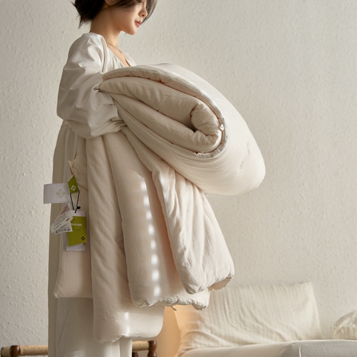 91家纺网 家纺一手货源 找家纺 （总）安莱生活 2023年新款A类原棉大豆被冬被-风格2