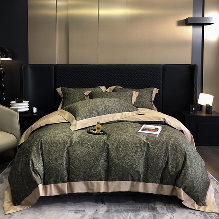 91家纺网 家纺一手货源 找家纺 （总）爱缦 2023新款100支澳棉长绒棉印花四件套