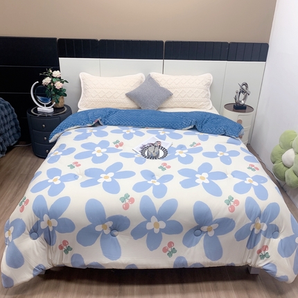 91家纺网 家纺一手货源 找家纺 （总）预言家纺 2024新款A类针织豆豆被