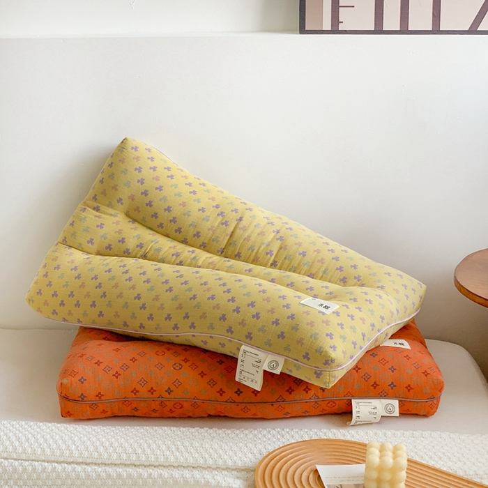 91家纺网 家纺一手货源 找家纺 （总）唯爱品 2026新款双层纱护颈枕枕头枕芯 记忆枕源头工厂