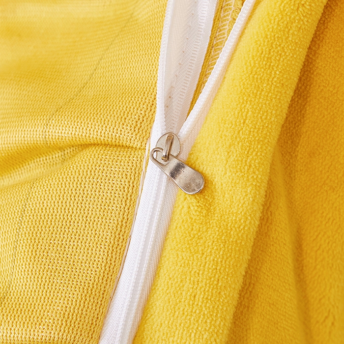 91家纺网 家纺一手货源 找家纺 虹星家纺 2023新款牛奶绒夹棉蕾丝可拆卸床裙系列四件套 梦幻巴黎 柠檬黄