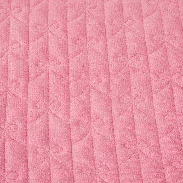 91家纺网 家纺一手货源 找家纺 虹星家纺 2023新款牛奶绒夹棉蕾丝可拆卸床裙系列单床裙 梦幻巴黎 胭脂