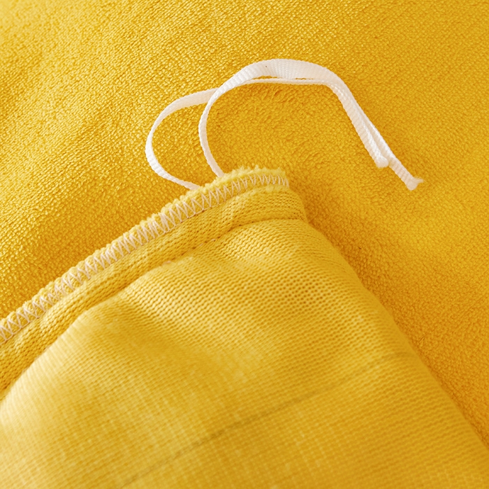 91家纺网 家纺一手货源 找家纺 虹星家纺 2023新款牛奶绒夹棉蕾丝可拆卸床裙系列四件套 梦幻巴黎 柠檬黄