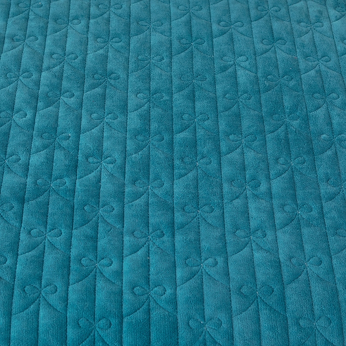 91家纺网 家纺一手货源 找家纺 虹星家纺 2023新款牛奶绒夹棉蕾丝可拆卸床裙系列单床裙 梦幻巴黎 海兰